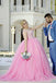 Pink Tulle Sweetheart Beading Sleeveless Ball Gown Long Plus Size Prom Dress DM665
