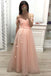 A Line Off the Shoulder Long Prom Dresses, Pleats Prom Gown With Flowers DMJ20