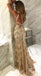 Modest Spaghetti Straps Mermaid Sexy Long Criss Cross Prom Dresses DMA39