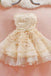 Cute Homecoming Dress,A-Line Homecoming Dress,Short Prom Dresses,Sweetheart Homecoming Dresses,Lace Prom Dress,Strapless Prom Dresses,Summer Prom Dresses,Prom Dresses for Girls