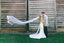 Alencon Lace Edged Cathedral Length Tulle Bridal Veil Wedding WV16