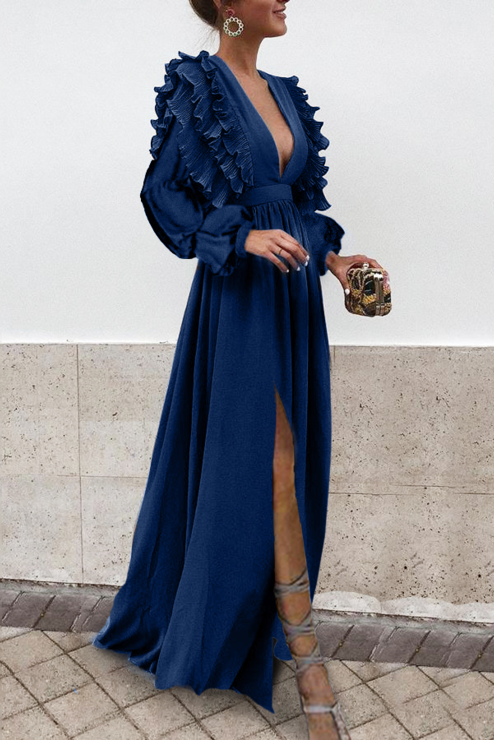 Boho Colorful V Neck A Line Cheap Bridesmaid Dress, Long Modest Dresses DMH12