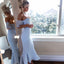 Off Shoulder Short Sleeve Mermaid Bridesmaid Dresses With Lace DMB59