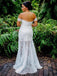 Sweetheart Sheath Lace Bridal Dress Beach Wedding Dresses With Slit DMP93