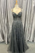 Chic Tulle Floral Lace Off-the-Shoulder A-Line Prom Dress Evening Gown DMP282