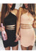Fashion Halter Sheath Sleeveless Mini Cocktail Dresses, Homecoming Dress DMD66