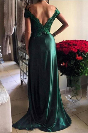 Elegant Dark Green Lace Prom Dress,Long Green Evening Dress, Formal Women Dress