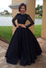 Long Sleeves Two Pieces Plus Size Prom Dresses For Teens,Modest Formal Evening Dresses DM173
