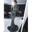 Sexy Long Sleeves Sequin Mermaid Shinning Sweep Train Cheap Prom Dresses DME51