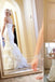 Ivory Mermaid Sweetheart Court Train Ruffle Organza Wedding Dresses DM529