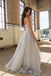Princess A-Line Spaghetti Straps Floor-Length Beading Prom Dress/Wedding Dresses DM151