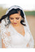 3 Meters Long Tulle Wedding Veil Lace Applique Edge WV8