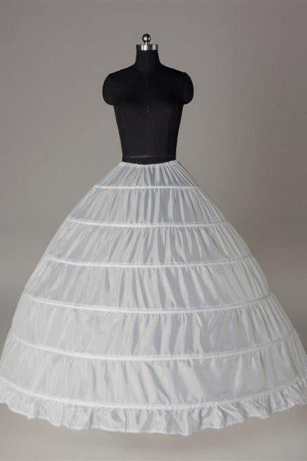 Fashion Ball Gown Wedding Petticoat Accessories White Floor Length DMP8