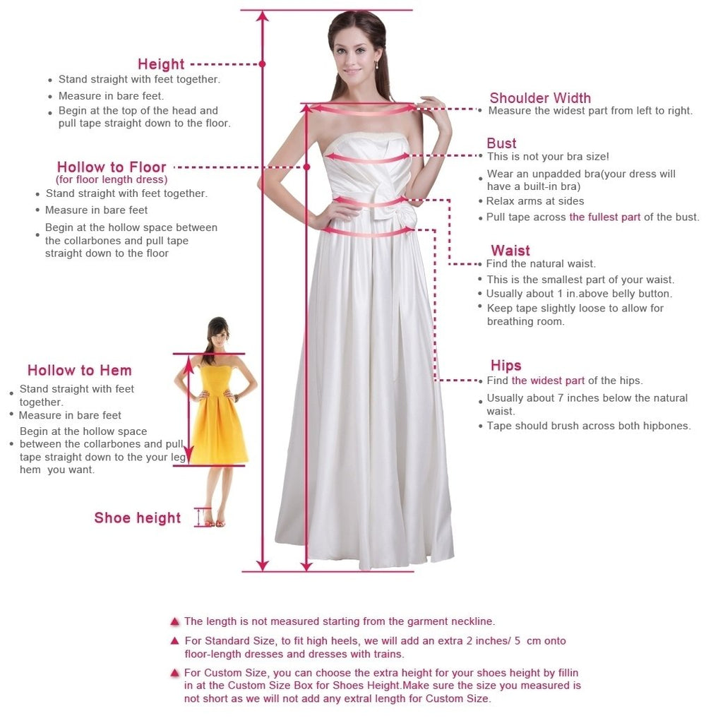 Princess A-Line Deep V-Neck Puffy Long Sleeves Tulle Prom Dress with Beading DM919