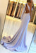 Elegant Backless Mermaid Prom Dresses with Split,Simple Teens Party Dresses DMI23
