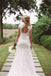 Modest Lace Wedding Dresses with Appliques,Cap Sleeves Open Back Wedding Gowns stunning DM420