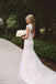 Modest Lace Wedding Dresses with Appliques,Cap Sleeves Open Back Wedding Gowns stunning DM420