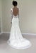 Custom Made Trumpet Mermaid Backless Long Sleeves Lace Wedding Dress DM197