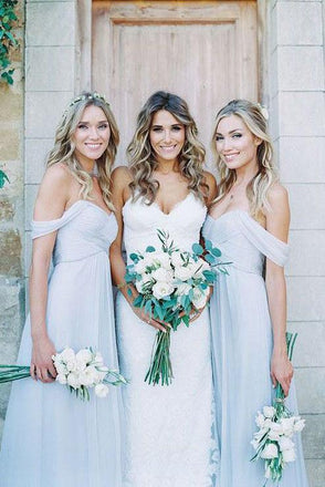 Beautiful Bridesmaid Dresses,Chiffon Bridesmaid Dress.Light Blue Bridesmaid Dresses,Sexy Bridesmaid Dress,A Line Bridesmaid Gown,Long Bridesmaid Dresses,Cheap Bridesmaid Dresses