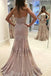 Vintage Strapless Sweetheart Lace Mermaid Long Prom Dresses DM584