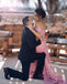 Applique Long Off the Shoulder Evening Formal Dresses,Satin A line Party Dresses DMF34
