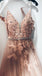 Sweetheart Spaghetti Straps Lace Appliques Floor Length Prom Dress, Formal Evening Dress DMF36