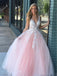 Stunning Lace Applique Ball Gown Long Ball Gowns Prom Dresses Quinceanera Dress DMN86