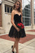 Black Homecoming Dresses,Lace Homecoming Dress,Sweetheart Prom Dresses,Short Prom Dress,Cute Prom Dress,Little Black Dresses,Cheap Cocktail Dress,Sexy Party Dresses