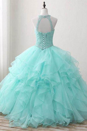 Ball Gown Long Beading Prom Dresses Cheap Formal Women Prom Dresses,Quinceanera Dress DM576