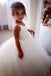 Off White A Line Floor Length Sleeveless Appliques Flower Girl Dresses With Lace DMB99