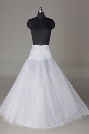 Fashion Tulle Wedding Petticoat Accessories White Floor Length DMP15