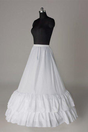 Fashion A Line Wedding Petticoat Accessories White Floor Length DMP7