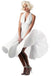 A Line Sexy White Halter Sleeveless Knee Length Homecoming Dress DMP63
