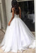 Charming Backless Spaghetti Straps Wedding Dress with Lace Top DMC68
