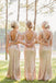 Sexy Short Sleeves Sequins Bling Long Bridesmaid Dresses stunning DM114