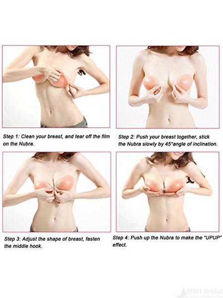 Free Shipping Silicone 3/4 Cup Strapless Extreme Lift Wedding Party Bra