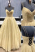 Stylish Pleated Tulle Long A Line Prom Dresses, Shiny Formal Graduation Evening Dresses DM1058