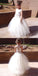 A-Line Square Lace-Up Tulle Ball Gown Long Flower Girl Dress DMC50