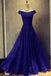 Royal Blue Prom Dress,Lace Prom Dresses,Long Prom Dress,Formal Prom Dress,Off Shoulder Evening Gowns