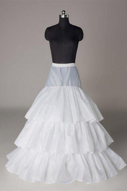 Fashion Wedding Petticoat Accessories Layers White Floor Length DMP14