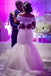 Off the Shoulder Mermaid Tulle Wedding Dresses With Beading Court Train DMH1