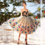 Sweetheart Butterfly Lace Tulle Knee length Ball Gown Homecoming Dress,Graduation Dresses DMC9